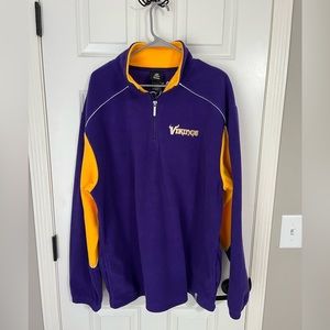 Men’s MN Vikings Fleece Quarter Zip